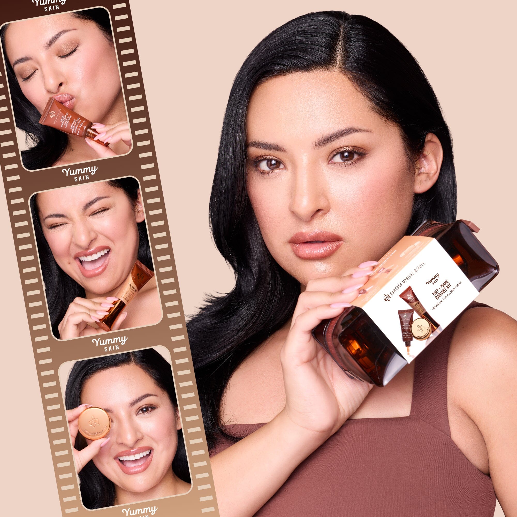 Mini Yummy Skin Glow Finish Skin Prep Essential Kit