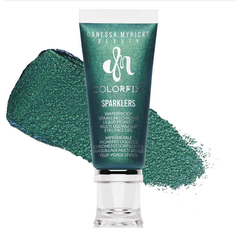 Danessa Myricks Beauty Colorfix Sparklers Waterproof Liquid Pigment Evergreen